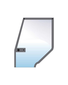 UPPER DOOR GLASS LH                