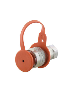 Støvhette Oransje PVC Passer 1/2'' Hunnkobling 