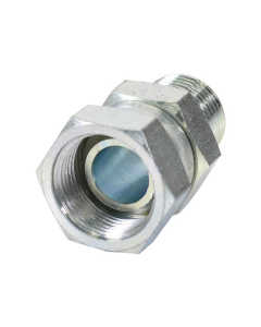 Hydraulisk adapter 5/8'' BSP Hann x 1/2'' BSP Svingbar hunn