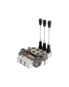 Hydraulisk monoblokk-ventil 1/2'' BSP Porter 3 Bank (60 l/min Strømningshastighet)