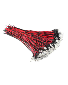 Grønn Lysdiode, 5Mm, 12 Volt, 20Cm
