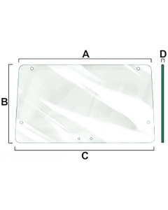 Glassrute Bak Nh/Case
