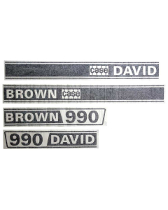 Sett av dekaler - David Brown 990