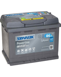 Batteri 12V 64Ah Powerli