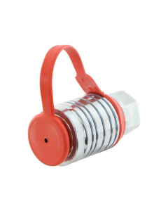 Støvhette Rød PVC Passer 1/2'' Hunnkobling 