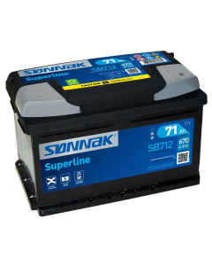 Batteri 12V 71Ah Superli