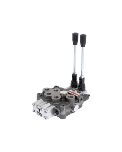 Hydraulisk monoblokk-ventil 3/8'' BSP Porter 2 Bank (45 l/min Strømningshastighet)