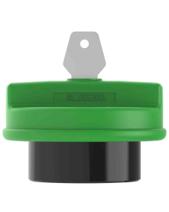 Tanklokk med lås grønn