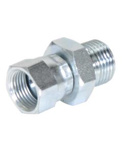 Hydraulisk adapter 1/2'' BSP Hann x 3/4'' JIC Svingbar hunn