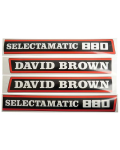 Sett av dekaler - David Brown 800 Selectamatic