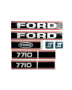 Sett av dekaler - Ford / New Holland 7710 Force II