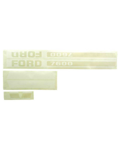 Sett av dekaler - Ford / New Holland 7600