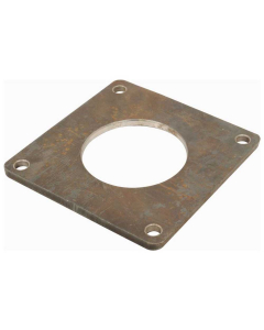 Påsveisbar firkantet flens 4″ (100mm) (Ikke galvanisert)