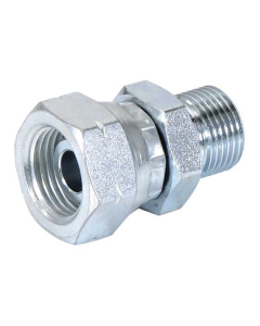 Hydraulisk adapter 3/8'' BSP Hann x M18 x 1.50 Metrisk Svingbar hunn