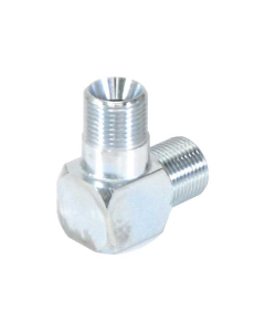 Hydraulisk adapter 3/8'' BSP Hann x 3/8'' BSP Hann 90° Kompakt Albue
