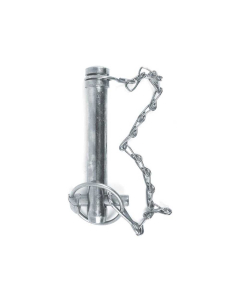 Toppstagbolt med ringpinne og kjede 19x76mm Kategori 1 (Ø19mm)