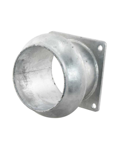 Kobling med firkantet flens (for slam/møkkspreder) 6″ (159mm) x (150mm) (Galvanisert)