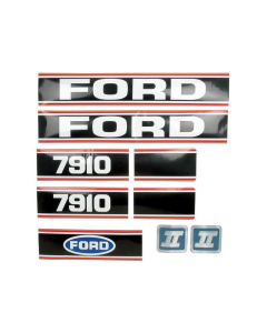 Sett av dekaler - Ford / New Holland 7910 Force II