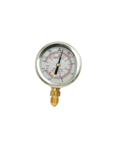 Manometer (Glyserin) 1/4 (-1/+3 stang)