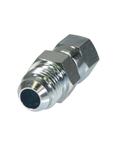 Hydraulisk adapter 9/16'' JIC Hann x 7/16'' JIC Svingbar hunn