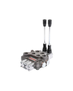 Hydraulisk monoblokk-ventil 1/2'' BSP Porter 2 Bank (60 l/min Strømningshastighet)