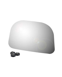 Erstatningsglass for speil - Rektangulær, (Konveks), 187.5 / 172.5 x 115mm