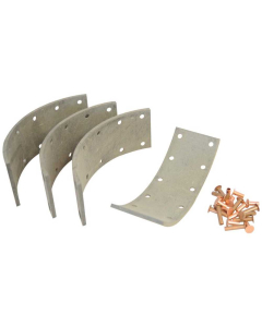 Bremsebelegg - bremseskosett, Lengde: