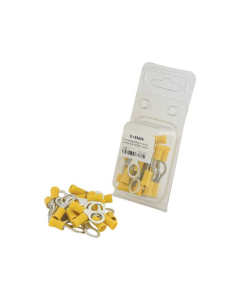Agripak 25 stk. Kabelsko (Øye), 10.5mm, Gul