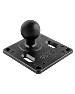 VESA-plate 100x100 mm med kule (C-kule)