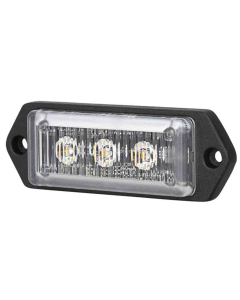 Led strobelys slim med 19 blinkemønstre