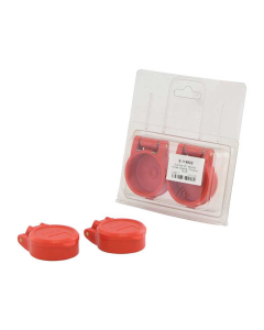 Agripak 2 stk. Faster Støvhette 1/2″ Rød
