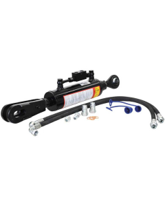 Hydraulisk justering av løftestag til trekkstenger (Levert med: Slanger) - Kule Ø 25mm - Gaffel Hull