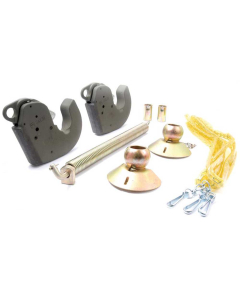 Sett med sveisbare fanghaker,kuler etc til trekkstenger (Kategori 3)