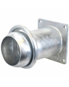 SQUARE FLANGE - MALE 5'' (GALVANISE