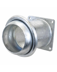 SQUARE FLANGE - MALE 6'' (GALVANISE