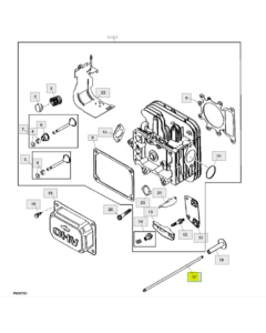 STØTSTANG EKSOSVENTIL