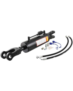 Hydraulisk justering av løftestag til trekkstenger (Levert med: Slanger) - Gaffel Hull Ø: 36mm - Gaf
