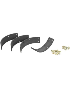 Bremsebelegg - bremseskosett, Lengde: 207mm