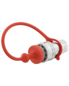 Faster Støvhette Rød PVC Passer 1/4″ Hunnkobling - TMH Serie TMH 14