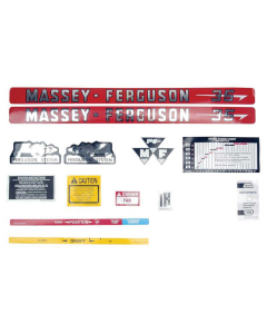 Sett av dekaler - Massey Ferguson 35