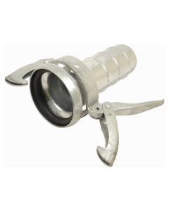 Slange-ende med hunnkobling 5″ (133mm) x5″ (125mm) (Galvanisert)