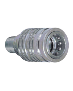 POPPET VALVE COUPLING PUSH-PULL - F