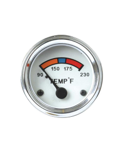 Vanntemperaturmåler, Temperaturområde