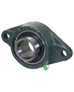 Lagerhus med flens og 2 bolthull (UCFL208)