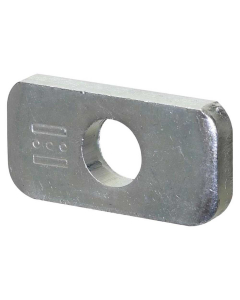 Låseplate mellom løftestag og trekkstang 40x80mm Hull Ø: 22mm