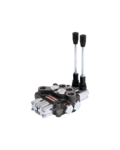 Hydraulisk monoblokk-ventil 1/2'' BSP Porter 2 Bank (60 l/min Strømningshastighet)