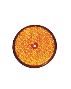 REFLECTOR-ROUND-86MM ORANGE        