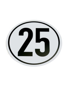 SPEED STICKER 25KM/H               