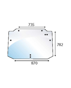 REAR UPPER GLASS                   