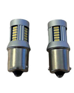 2 Pak Ledpære Ba15S Canbus 24 Volt
